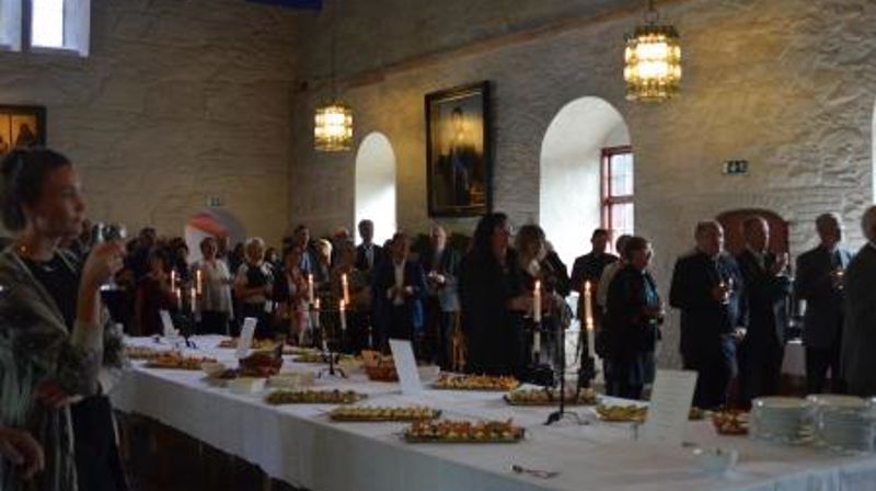 fra mottagelsen i Herresalen