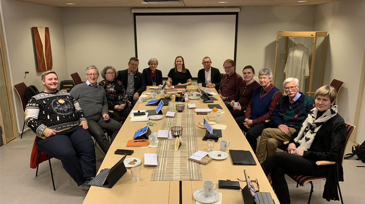 Bispedømmerådet samlet til sitt siste møte Foto: Olav D. Svanholm