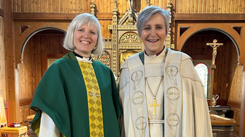 Ny prost i Trondheim, Bodil Slørdal, sammen med biskop Herborg Finnset
