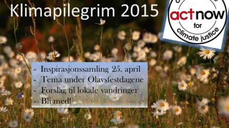 Inspirasjonssamling for grønne menigheter, Klimapilegrim 2015