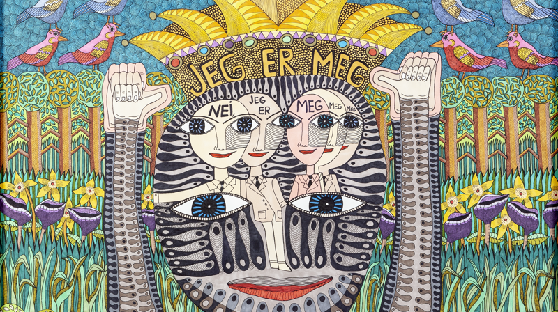 Bilde: Ann-Mari Erichsens JEG ER MEG. Foto: Sør-Troms Museum