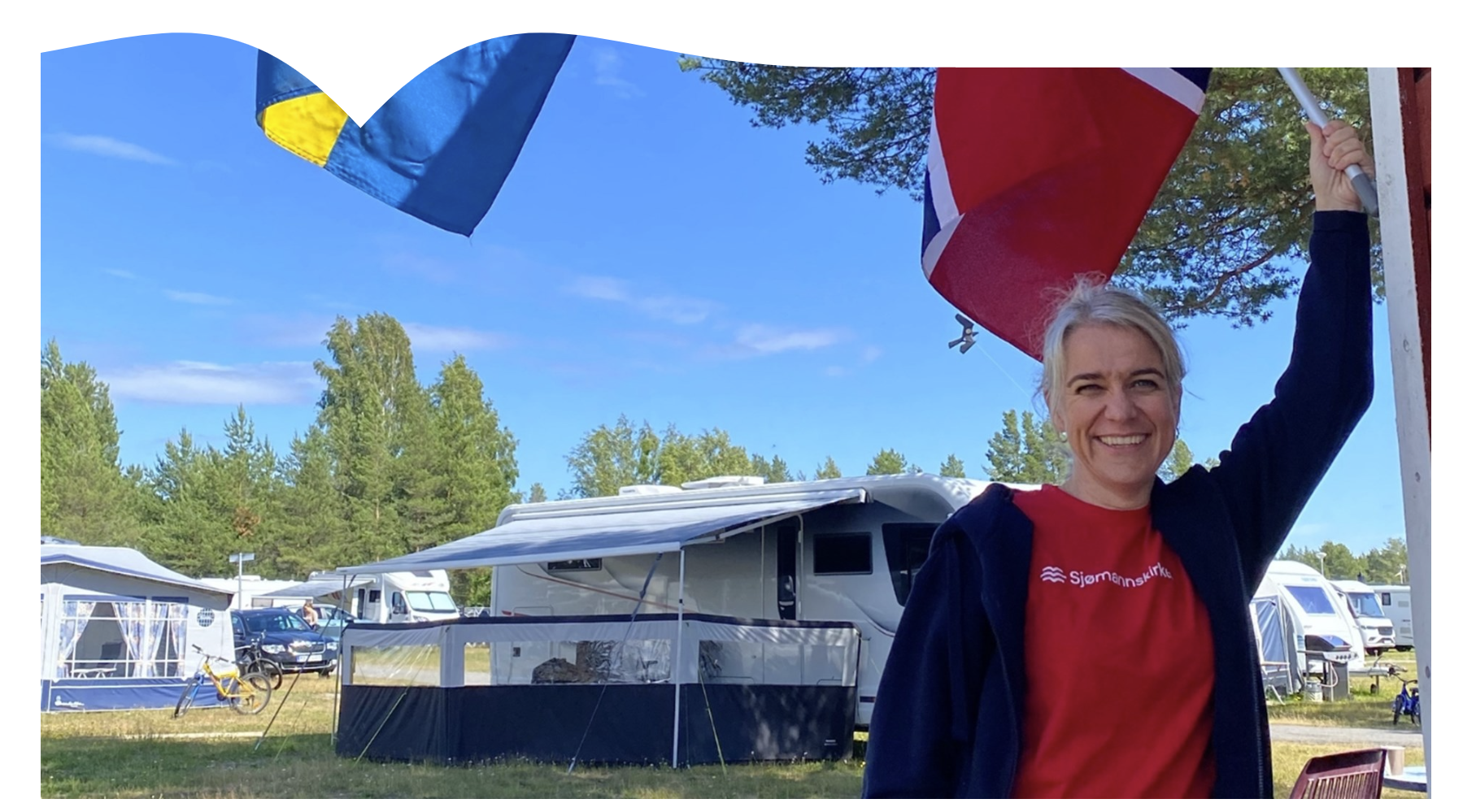Teamleder i Sjømannskirkens norgesarbeid, Vigdis Alte i Piteå i fjor