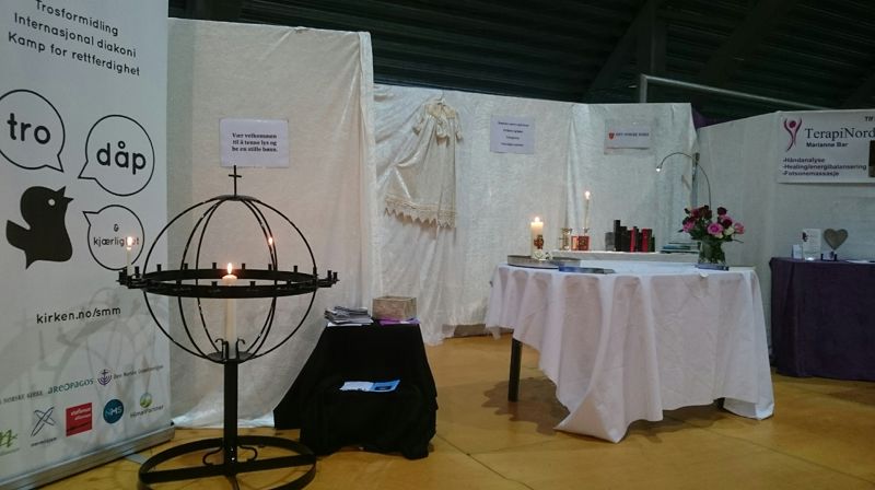 Kirken på Kultur- og alternativmessen