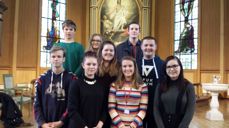 Ungdomsrådet 2016-2017. (Første rekke fra venstre.) Benjamin Ellingsen, Tale-Iren Knutsen, May-Eldri Hanssen, Maria Graff. (2. rekke fra venstre) Oda Mortensen (leder), Jørgen Johnsen, (3. rekke fra venstre) Håkon A. Solum, Johanne S. Grønbeck, Martin Rimstad