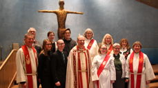 Bidragsytere i gudstjenesten. Alle foto: Gunnar Tangvik