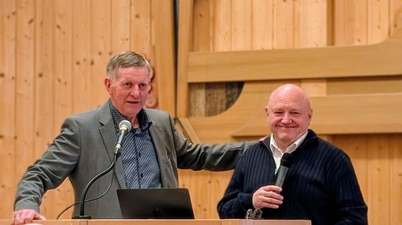 Prost i Alta, Øyvind Oksavik og Svein Høysæter fra Normisjons Agenda 1