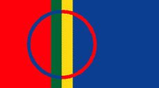 Det samiske flagget. Kilde: ressursbanken