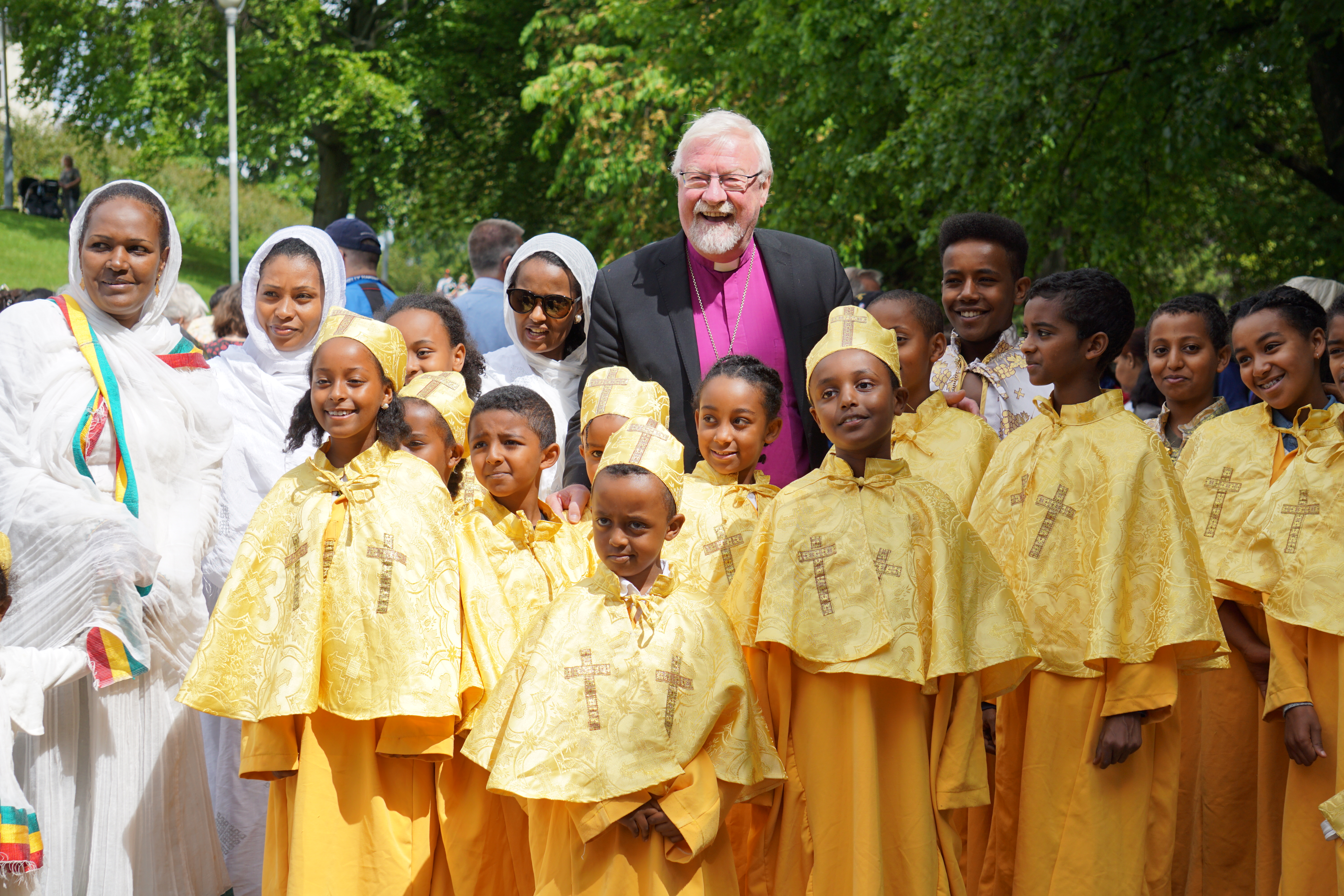 Biskop Kvarme gledet seg p&#229; flerkulturell pinsefestival p&#229; St.Hanshaugen.