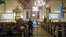 Fasteaksjon i Oslo domkirke. Foto: Turid Skorpe Lannem