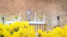 God påske Oslo bispedømme. Her fra Jar kirke i Bærum prosti. Foto: TB