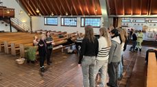 Kor: Holmen kirkes kor øver hver mandag.