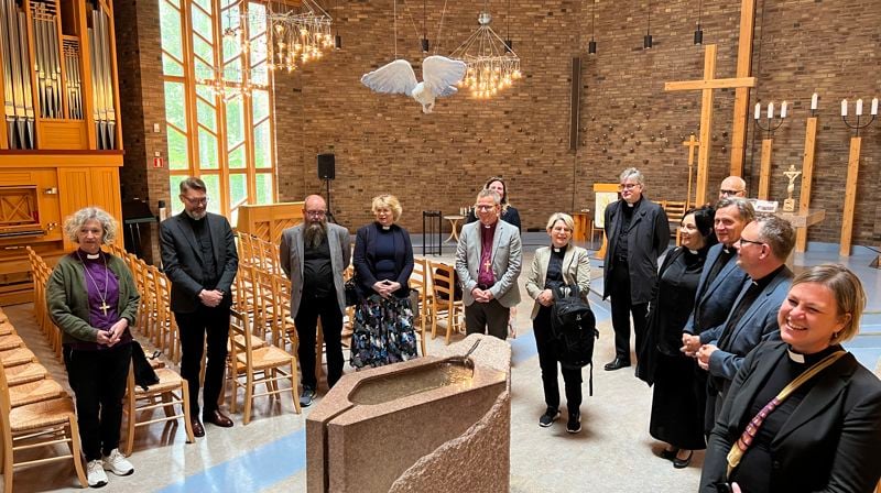 Svensk biskop og proster på besøk i Oslo