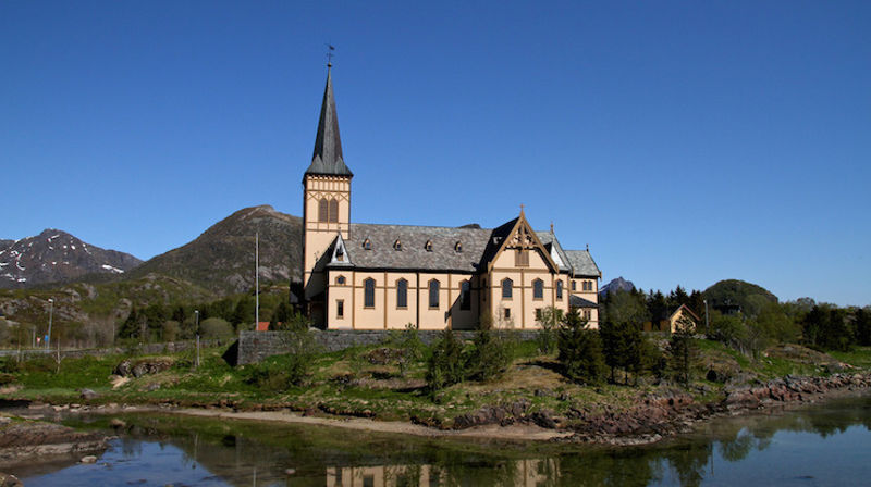 Lofotkatedralen i Vågan. Foto: Kjell Jøran Hansen