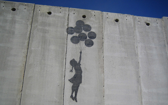 Muren på vestbredden. Foto: Silje Hirsch / Kirkens nødhjelp