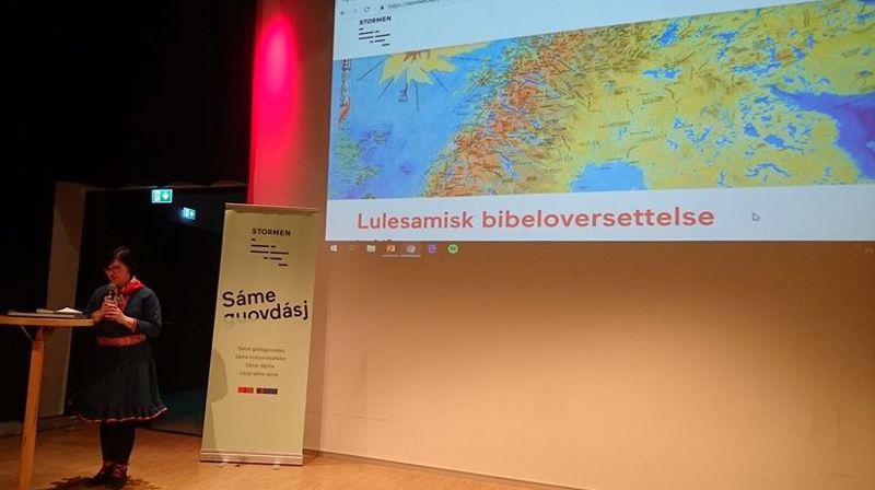 Hilsen ved generalsekretær i Samisk kirkeråd, Risten Turi Aleksandersen