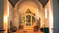 Altertavle i Herøy kirke.