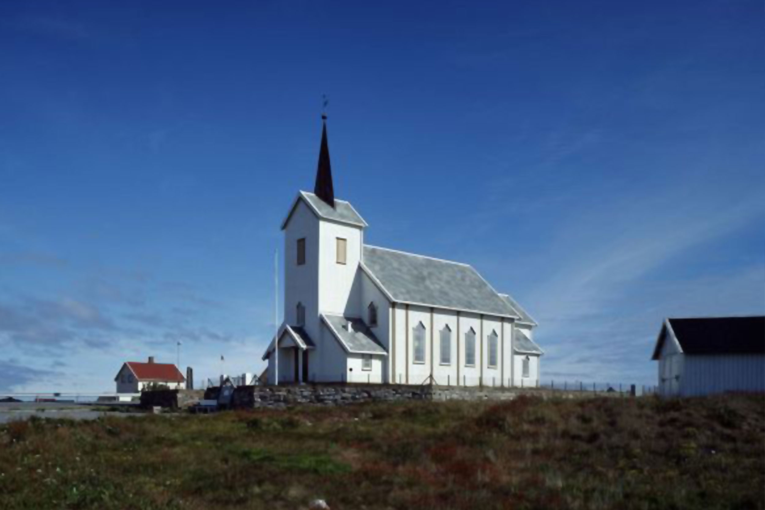 Ytterst i verden, ytterst i vest – Røst kirke. Foto:Sør-Hålogaland bispedømme