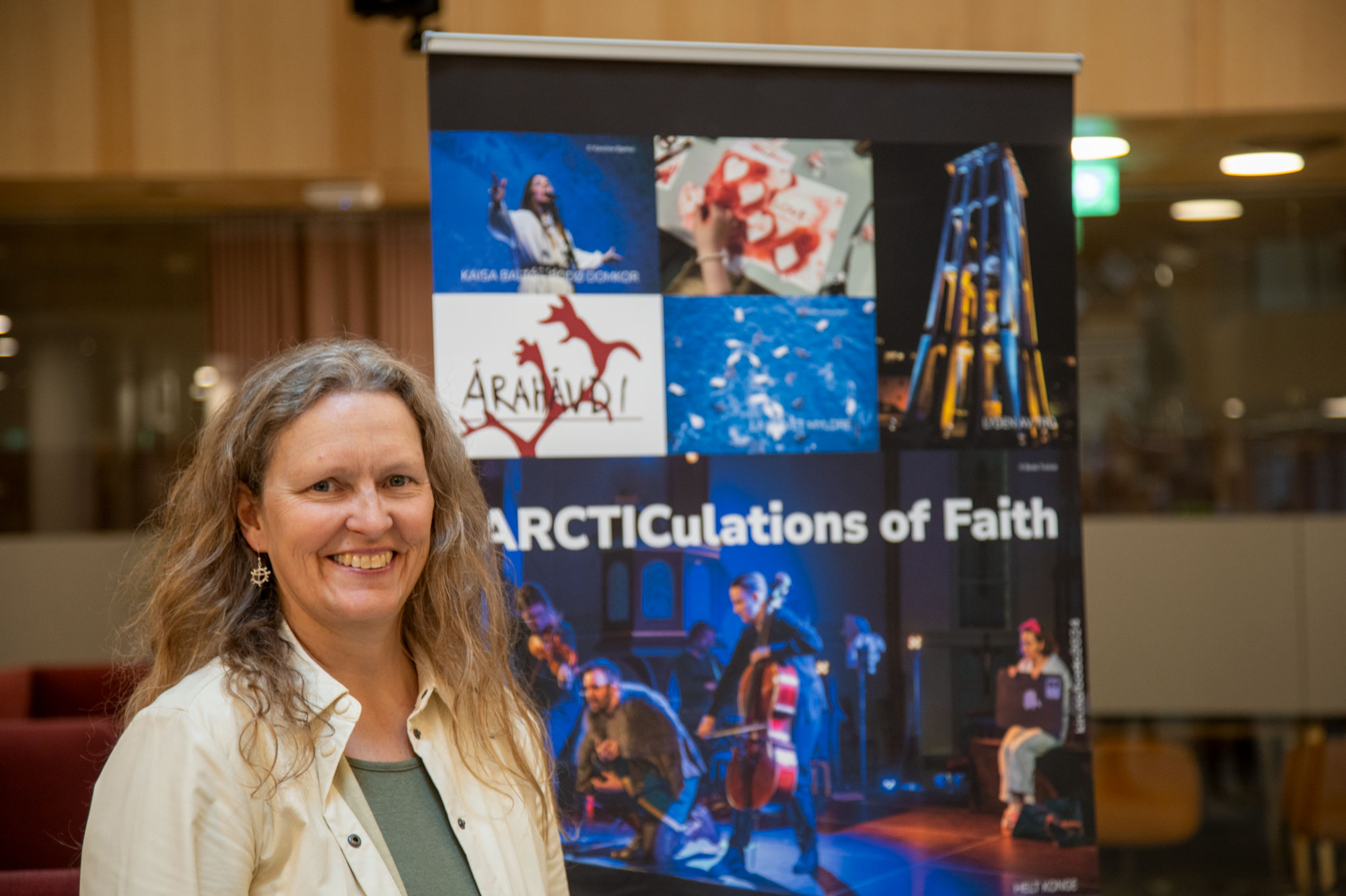 Ragnhild Strauman, fra presentasjonen av kunstavisa Ka du trur. Foto: Even Enoksen