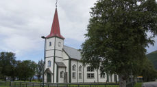 Nesna kirke. Foto: Kirkesøk.no