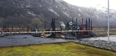 Bare rester igjen av Ørsdalen kapell og grendehus. Foto: Bjerkreim kyrkjelyd