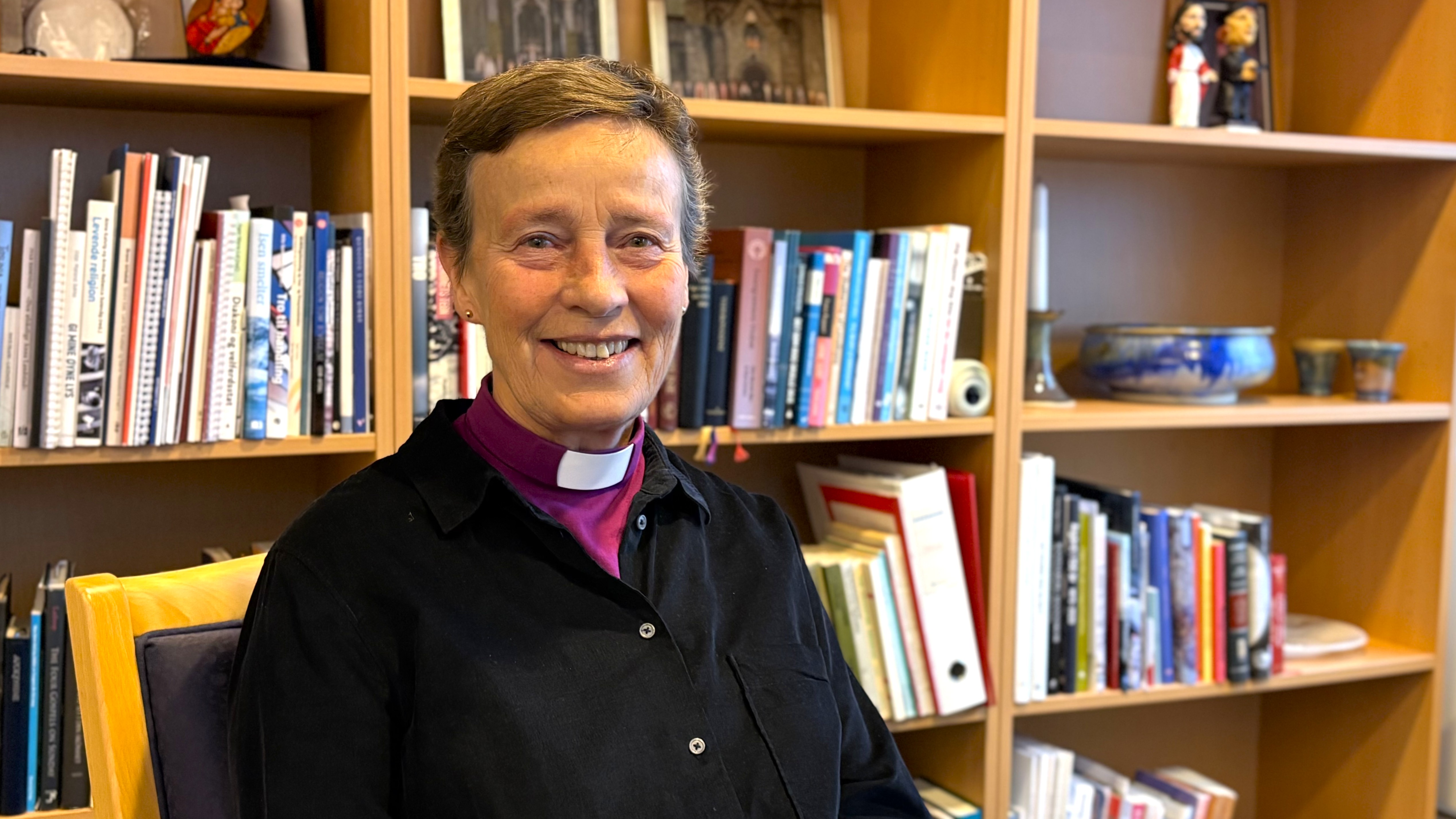 – Jeg har hatt gode møter med de som har vært uenige med meg. Vi har samme mål: Å peke på Jesus og åpne kirken opp for enda flere, sier Anne Lise Ådnøy. Foto: Stavanger bispedømme / Den norske kirke