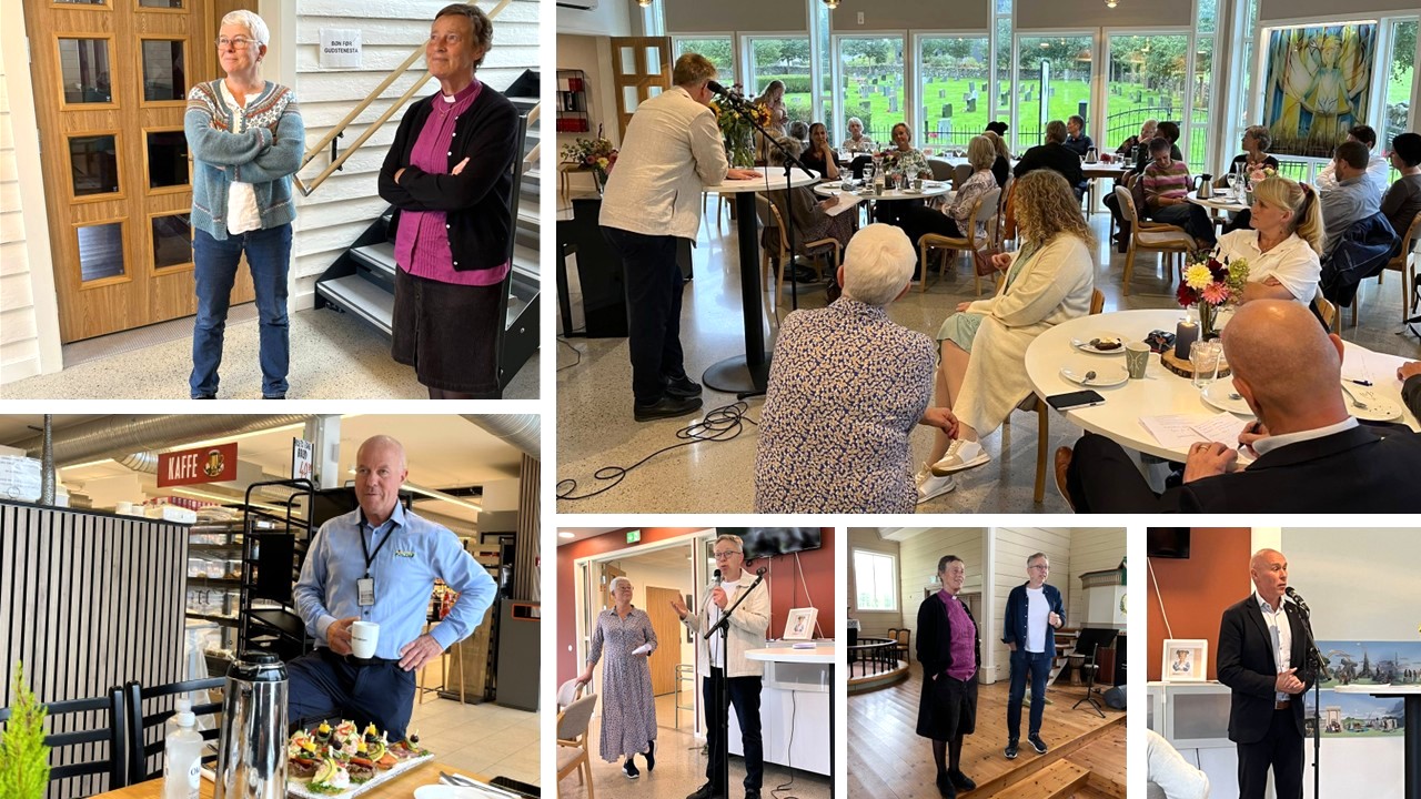 Mykje kjekt innhald i vistasdagane: Flott kyrkje med supert påbygg, gjestebod med kommuneleiing, lag og organisasjonar og inspirerande lunsj på ein av nærbutikkane sto blant anna på programmet,