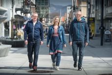 Øyvind Justnes Andersen, Ingeborg Erikstein Krager og Günter Theiss er byprester i Sandnes. Foto: bypresten.no