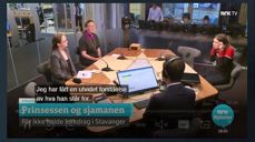 Anne Lise Ådnøy forklarte avgjørelsen sin i de fleste store mediene i går, blant annet i Dagsnytt 18. Foto: Skjermdump fra NRK