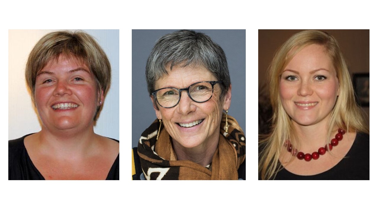 F.v.: Eva Marie Aanderaa Vassbø, Anne Lise Matre og Silje Barkved Fossan.