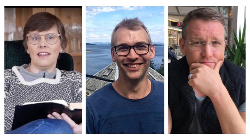 Tracy Jane Rishton, Ola Aasland Vold og Sigve Vidnes.