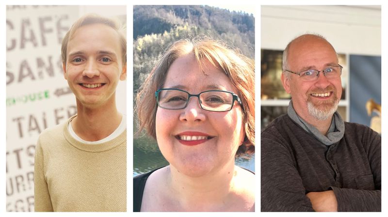 Andreas Lunde, Bjørg Berge-Øvrebø og Leif Wikøren Nilsen.