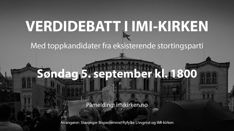 Verdidebatt med topptungt panel