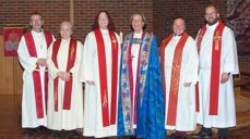 F.v.: Stefan Emmerhoff, Torhild Viste, Sara Rachel Loka, Anne Lise Ådnøy, Ragnhild Lakang Nordmark Due og Toralf Ladstein. Foto: Geir John Johnsen