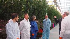 Bedriftsbesøk på eit av Noregs største gartneri, Wiig Gartneri.