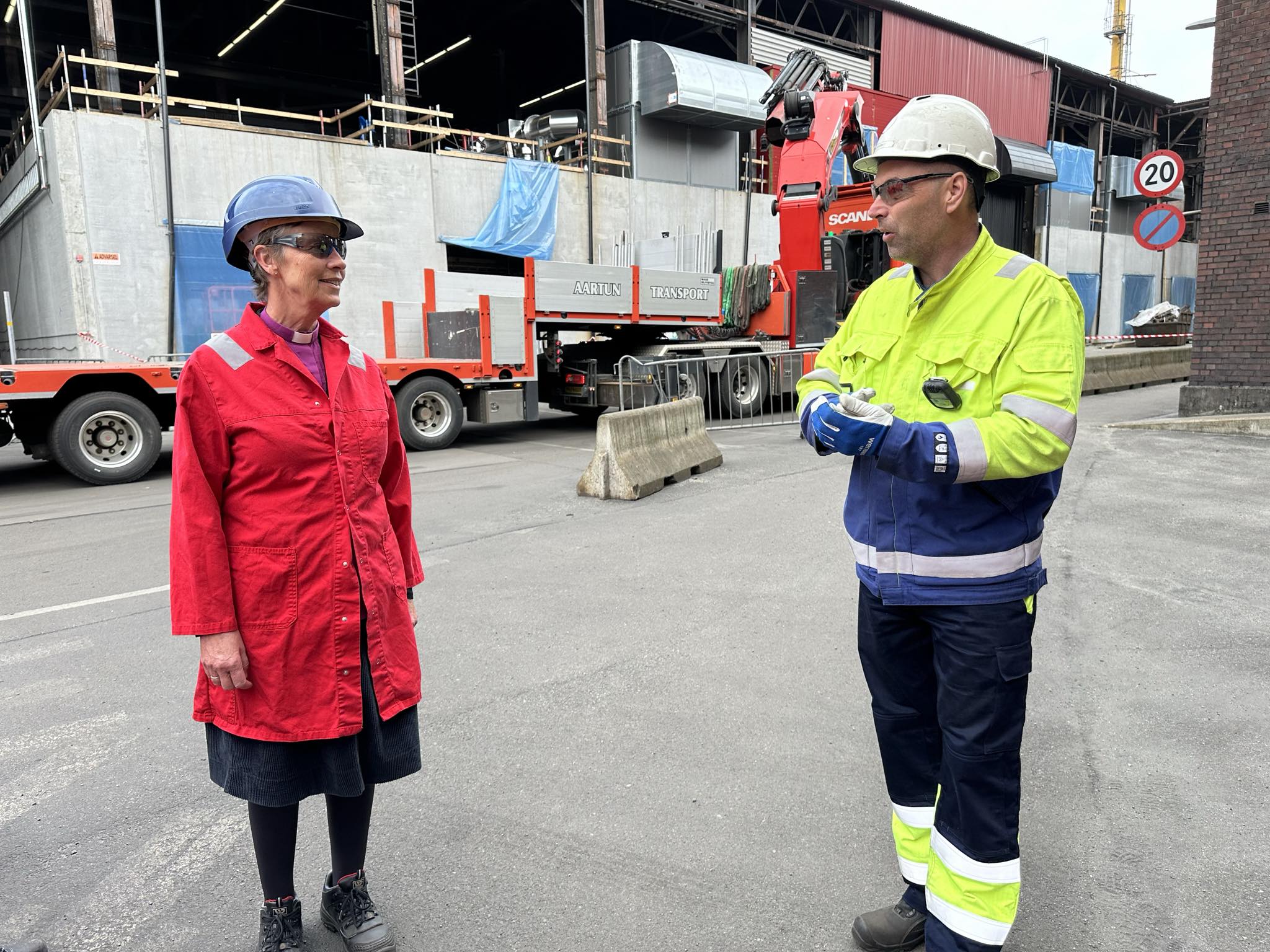 Besøk på smelteverket