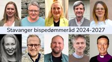 Øverst f.v.: Helene Breivik Hellerdal, Brit Nelly Ness Tveit, Therese Egebakken, Magne Hersvik, Dorrit Vignes. Nederst f.v.: Kristine Brunvathne Bjerkestrand, Eirik Faret Sakariassen, Jarle Stokka, Dag Tormod Milje og Anne Lise Ådnøy.