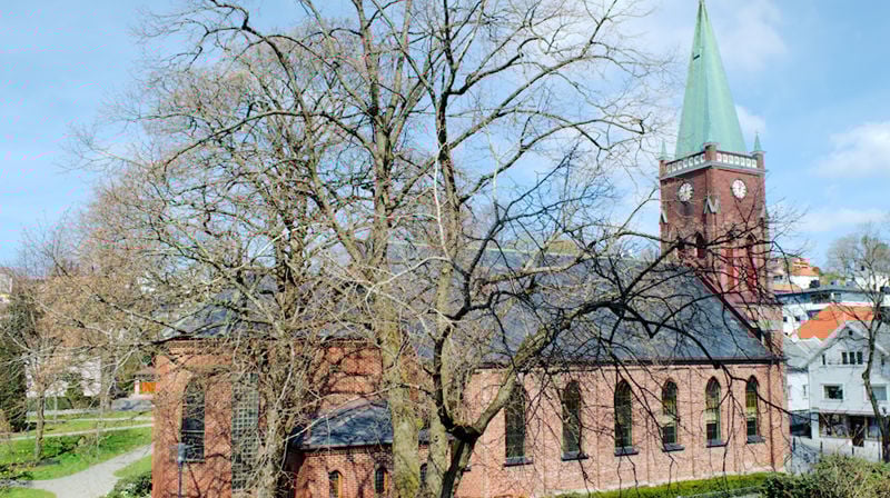 Sandnes kyrkje. Foto: Sandnes kyrkjelyd