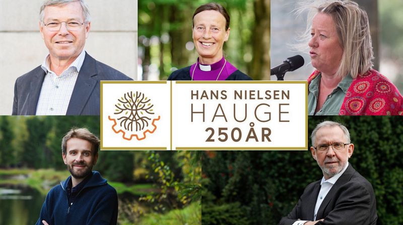 Kjell Magne Bondevik, Anne Lise Ådnøy, Eirin Sund, Jan Christian Vestre og Harald Stanghelle deltar på seminaret.