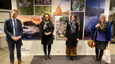 Denne gjengen med gode medarbeidere ble takket av i forbindelse med juleavslutningen til staben 2020. Fv: Kristian Døvik, Inger M Bore, Åse Skrøvset og Tove F. Thoresen.