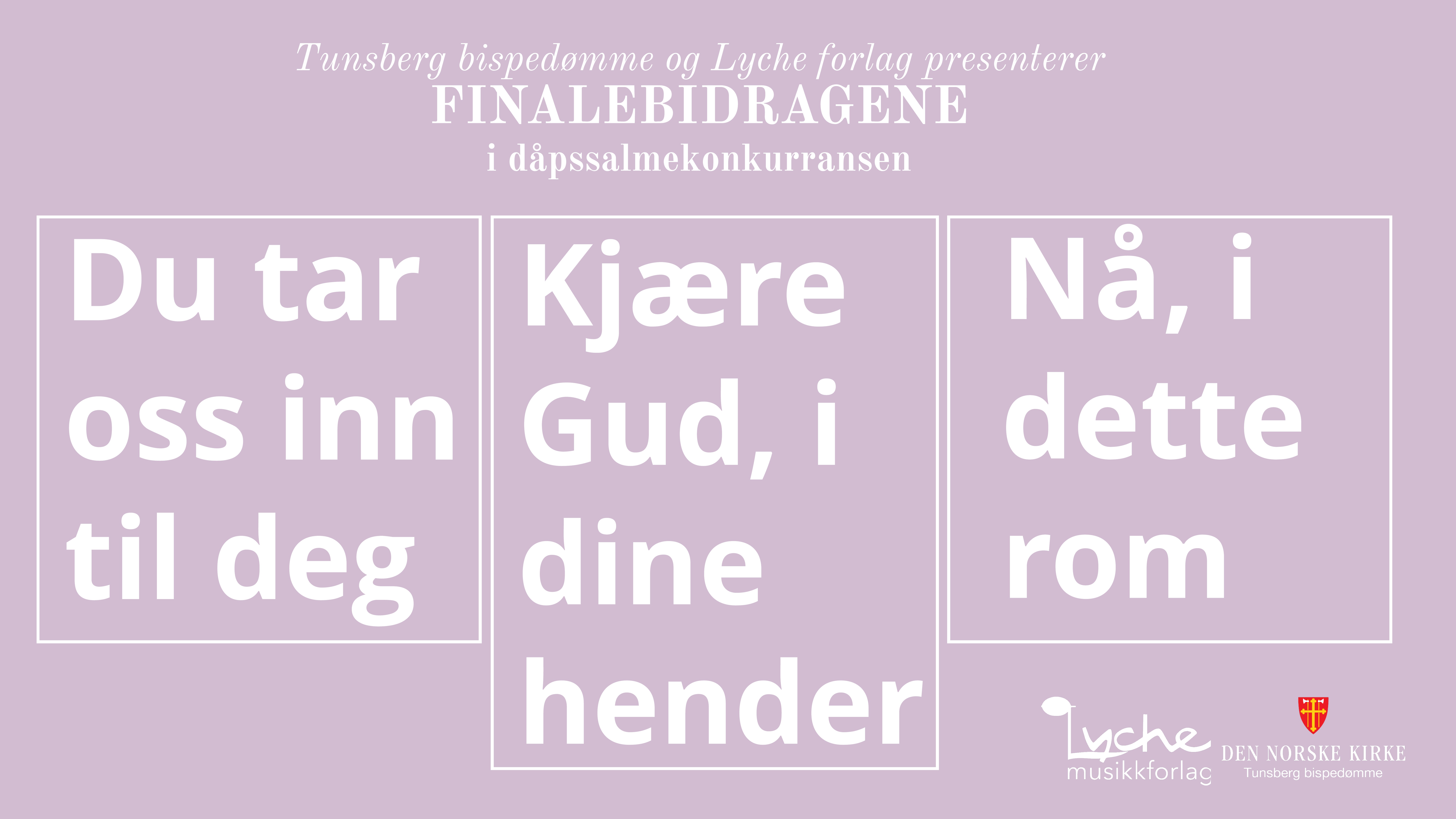 Lytt og last ned d&#229;pssalmene for ungdom og unge voksne her