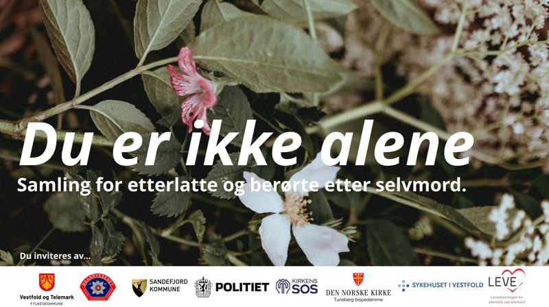Du er ikke alene - samling for etterlatte etter selvmord