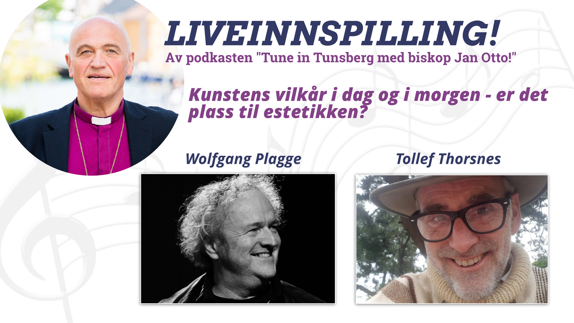Inviterer til liveinnspilling med spennende gjester