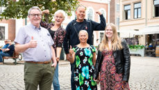 Lier DreamTeam i full vigør! Fv: Rune Kleven, Tone Venås Unhjem, Ole-Jørgen Andersen Mari-Louise Ljungmark og Anne-Sofie Ramslie. 