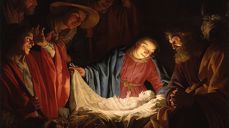 "Hyrdenes tilbedelse" av Gerard van Honthorst fra 1622