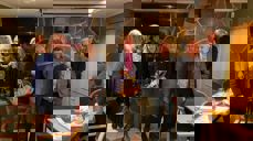 - I dag har eg hatt fine møter med menighetsrådsleiarar og menighetsråd i Veme og Lunder, skriver biskopen på sin Facebookside. På bildet finner du også kirkeverge Kjetil Gjerde og prost Kristin Saxegaard.