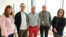 Hilde Nornes, Arnstein Hardang (leder), Kjell Guldvog Staalesen, Ole Martin Thelin (sekretær) og Mia Søderstrand Jensen.