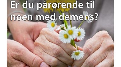 Er du pårørende til noen med demens?