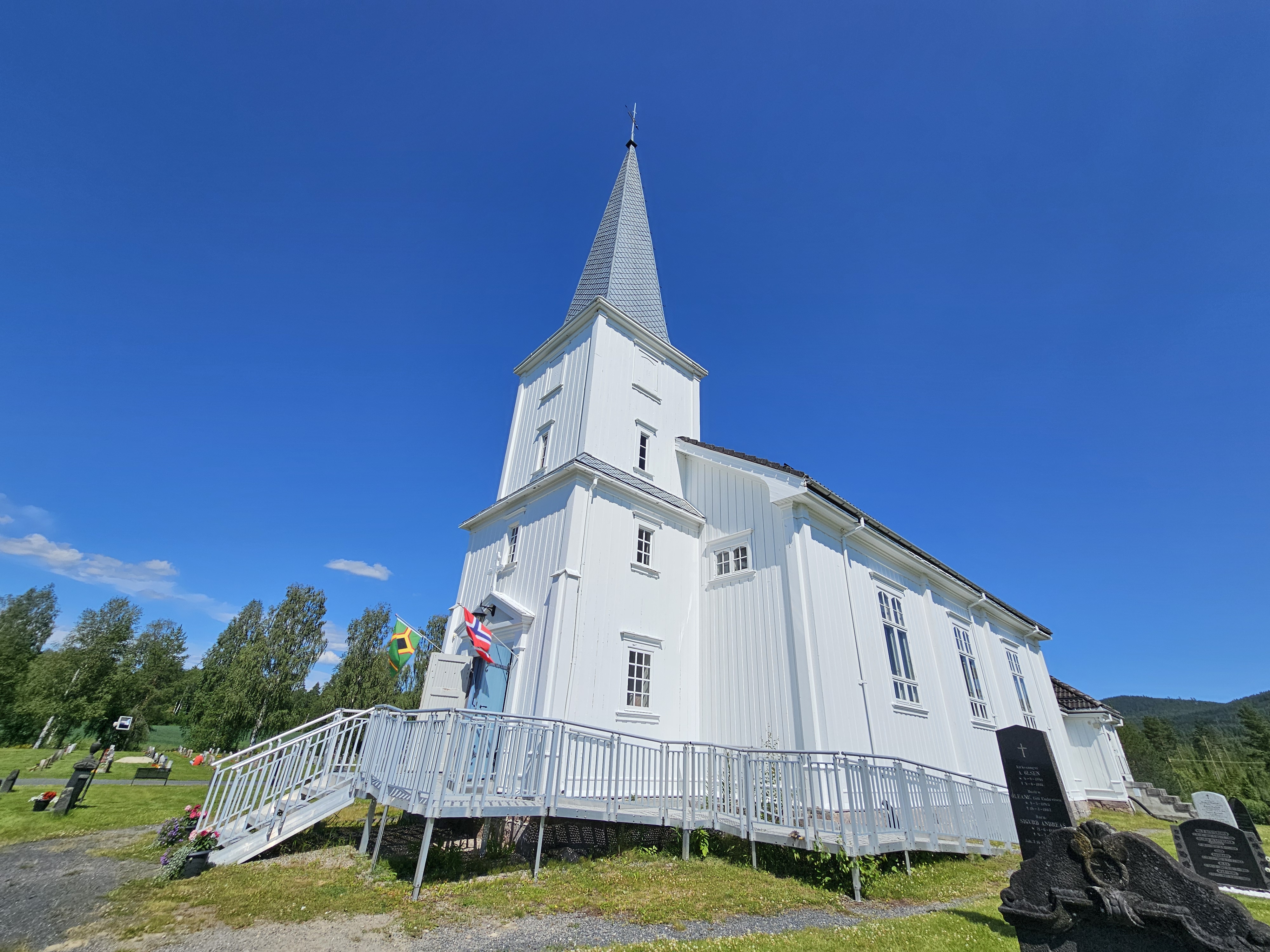 Åsnes Finnskog kirke.  Foto: Anne Bråten Edvardsen