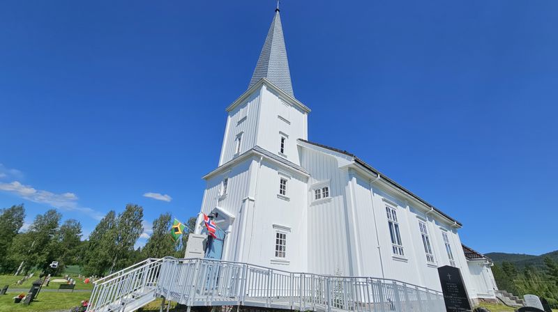 Åsnes Finnskog kirke. Foto: Anne Bråten Edvardsen