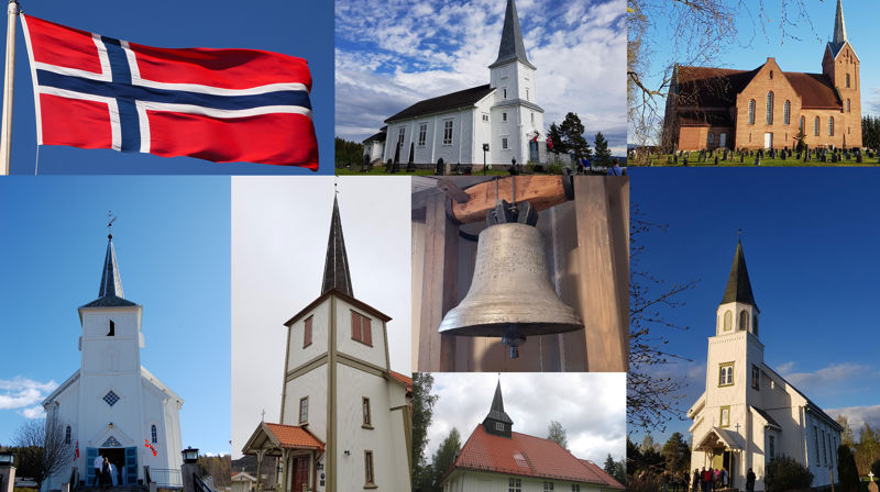 Ringing med kirkeklokkene 8. mai